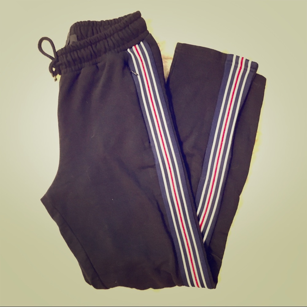 Topshop fashion fleece track pant